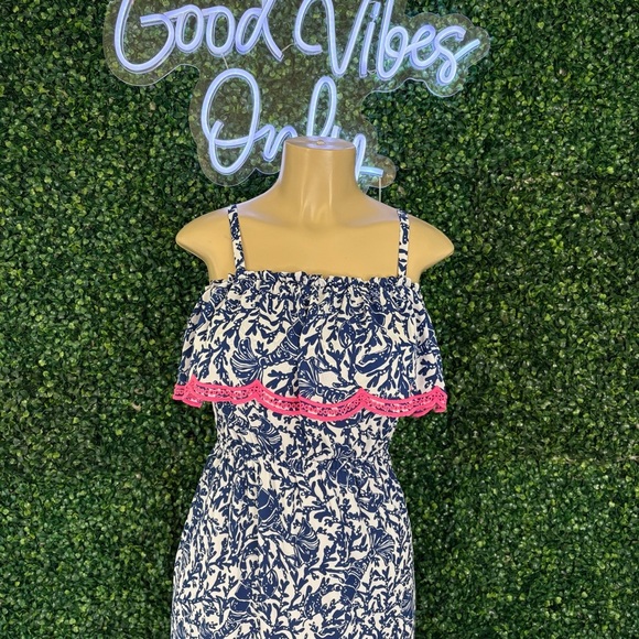 Lilly Pulitzer Vibrant Print Maxi Dress Resort Chic Size XS - Picture 1 of 12